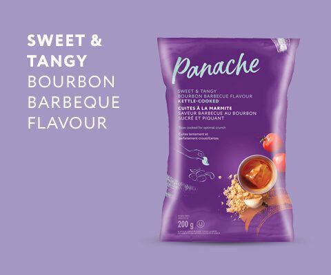 An image of Panache's product Text reading " Sweet & Tangy Bourbon Flavorur".